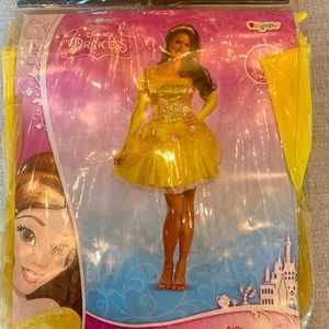 Halloween Disney Princess Belle Deluxe Adult size M 8-10 brand new in packaging